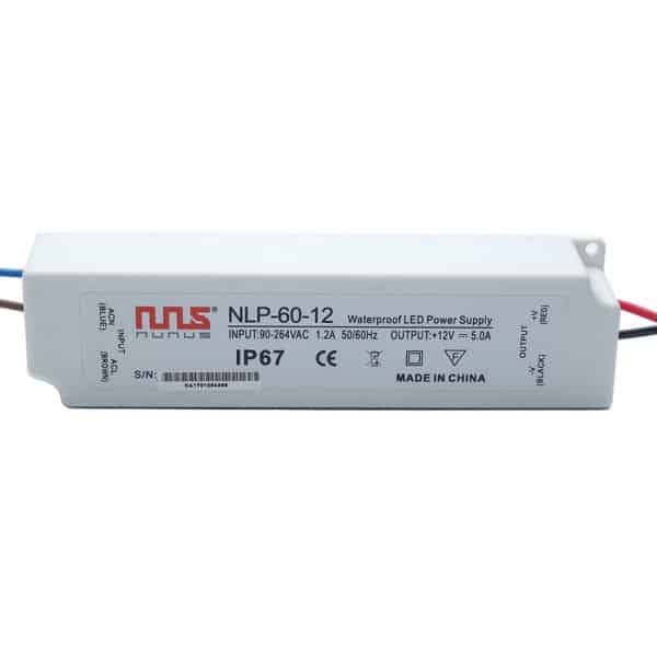 NuNus LED Trafo 12Volt 60Watt IP67 Netzteil