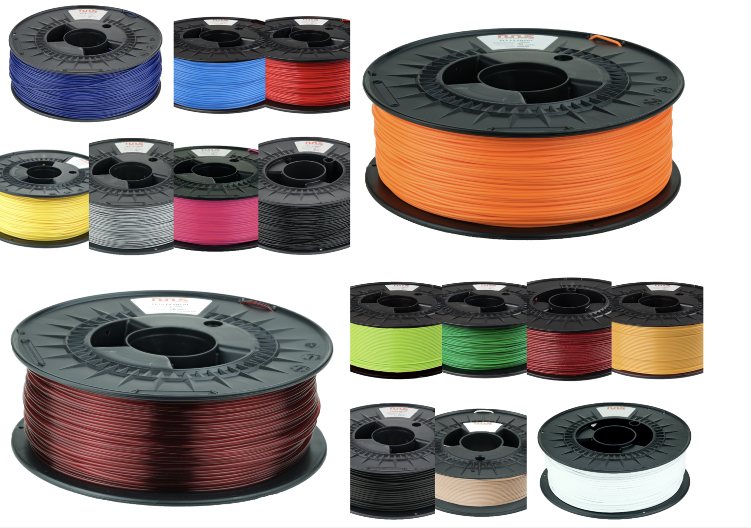 NuNus Filament auf 1-kg-Spule