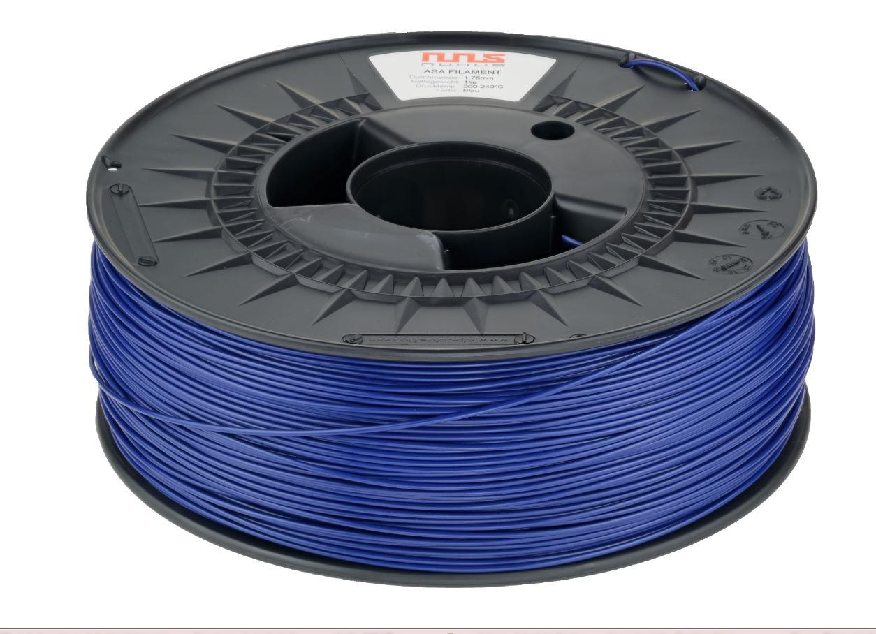ASA Filament blau auf der Spule