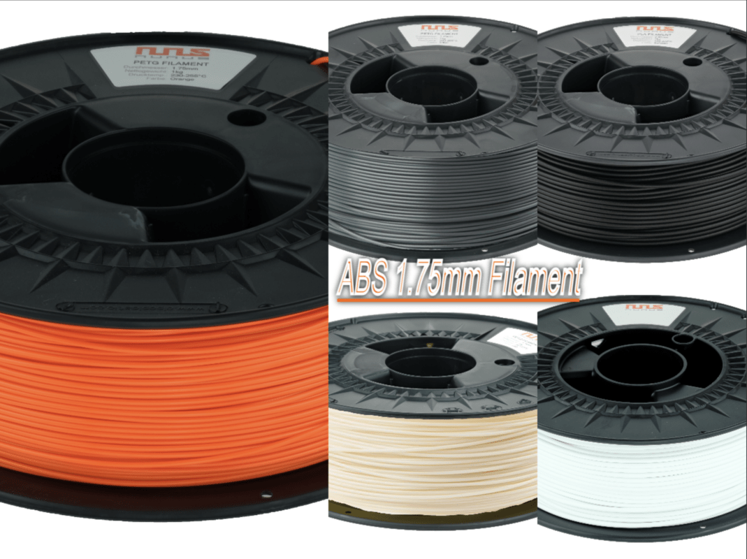 P Abs NuNus Smart ABS Filament 1,75mm 1KG für 3D Drucker