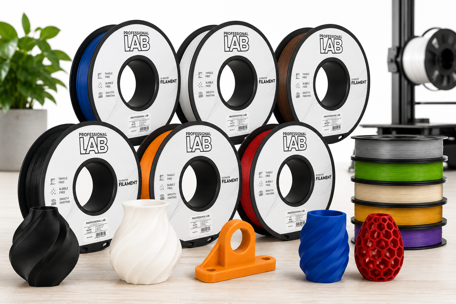 PLA+ Filament 1.75mm – 1kg Hochfestes 3D Drucker Filament | Prof. Lab
