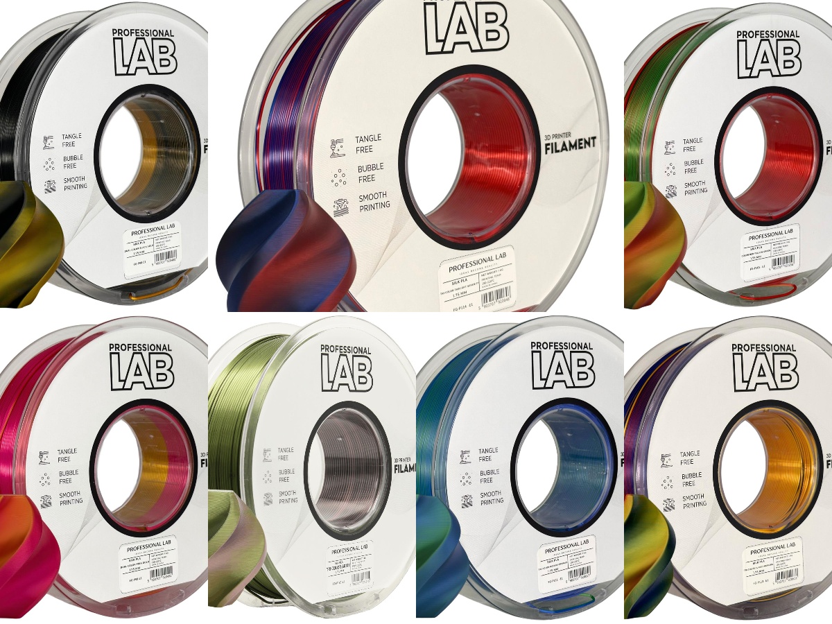 PLA Silk Collage Mehrfarbig Multicolor Filament