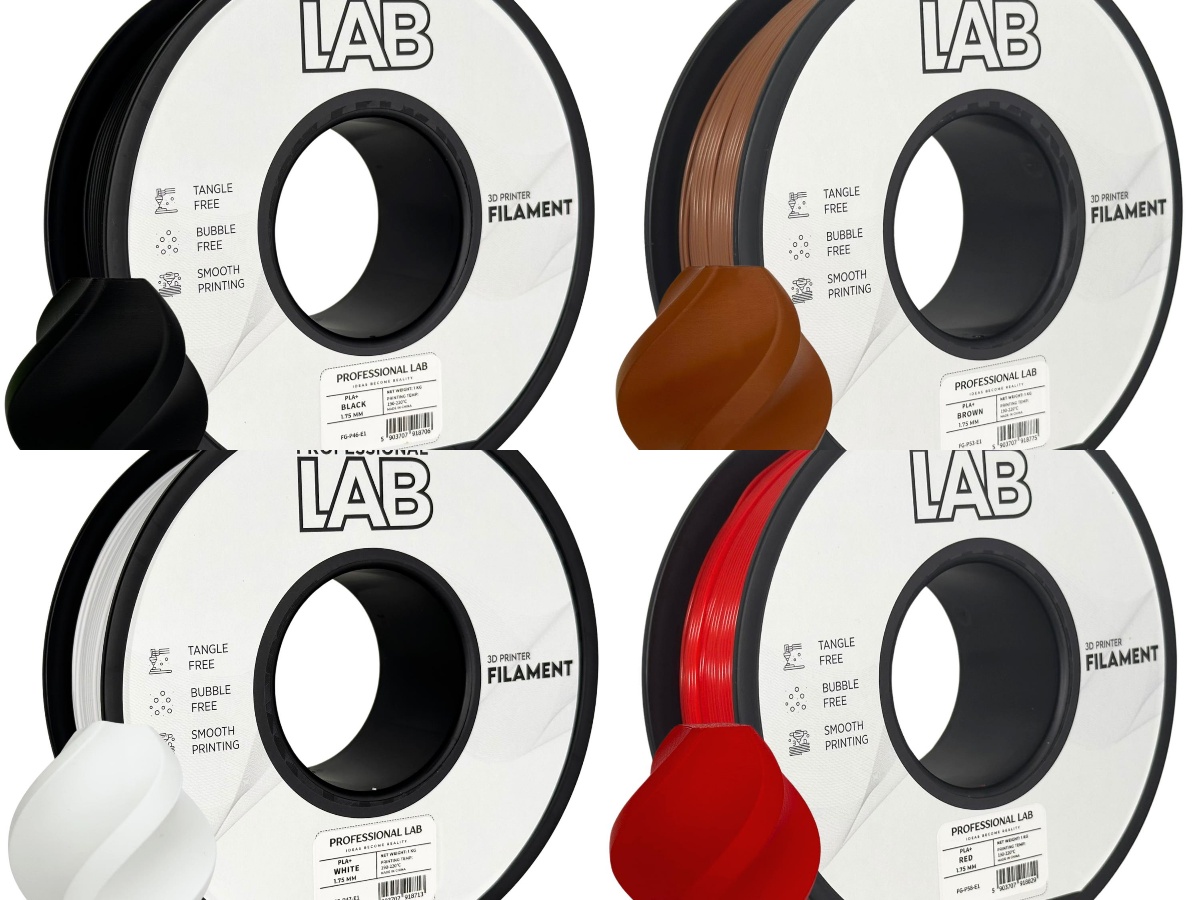 PLA+ Filament von Prof. Lab in mehreren Farben