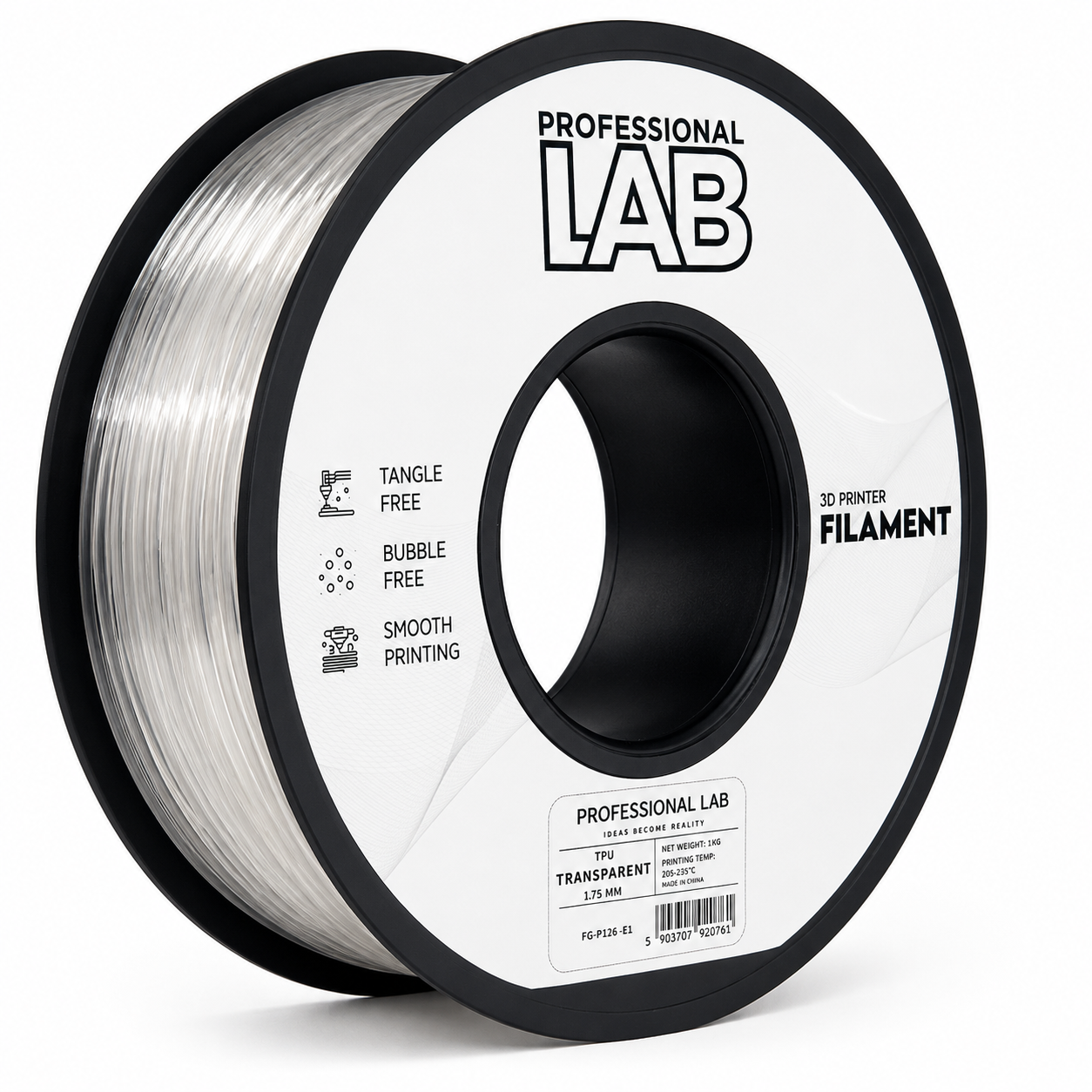 TPU Filament, TPU Filament 1,75 mm, flexibles Filament, 3D Druck Filament, Gummi Filament, elastisches Filament, 95A TPU, TPU 1 kg, Filament für Handyhüllen, TPU für Dichtungen, TPU für Funktionsteile, FDM Filament, 3D Druck Material, Filament flexibel, TPU Rolle 1 kg, 3D Drucker Filament, Thermoplastisches Polyurethan, verschleißfestes Filament.