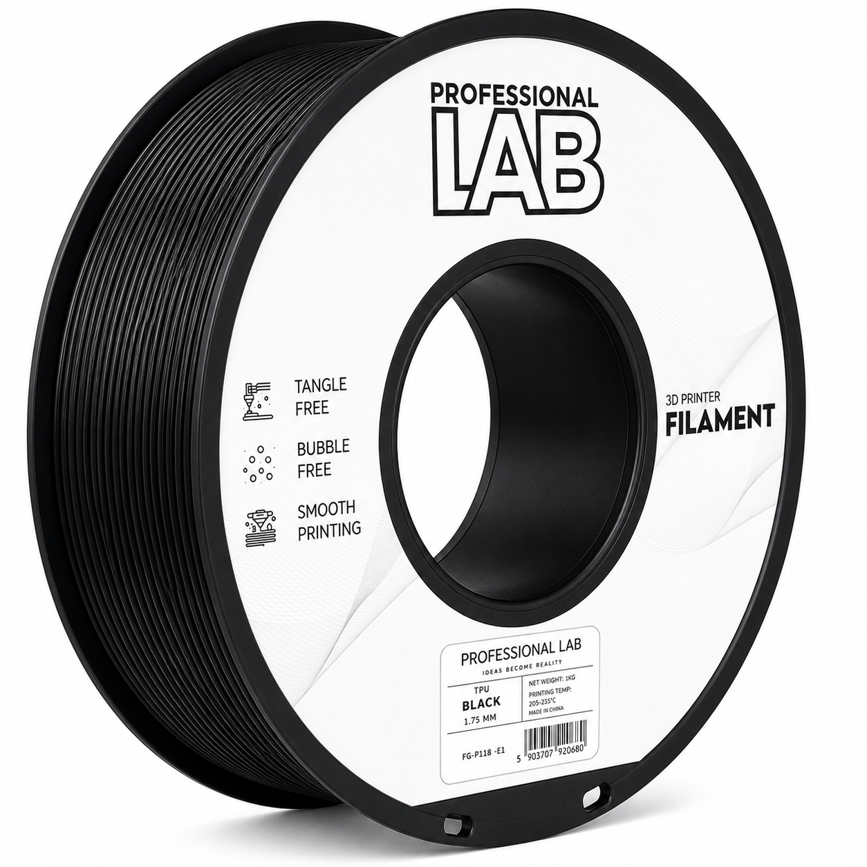 TPU Filament, TPU Filament 1,75 mm, flexibles Filament, 3D Druck Filament, Gummi Filament, elastisches Filament, 95A TPU, TPU 1 kg, Filament für Handyhüllen, TPU für Dichtungen, TPU für Funktionsteile, FDM Filament, 3D Druck Material, Filament flexibel, TPU Rolle 1 kg, 3D Drucker Filament, Thermoplastisches Polyurethan, verschleißfestes Filament.