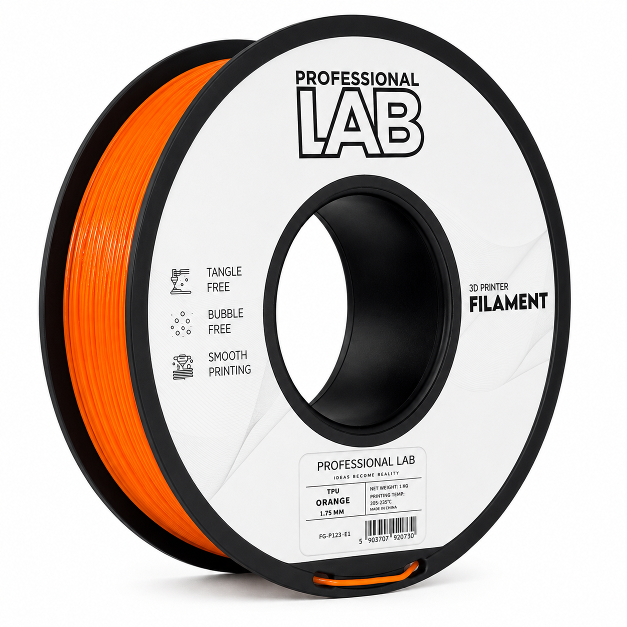 TPU Filament, TPU Filament 1,75 mm, flexibles Filament, 3D Druck Filament, Gummi Filament, elastisches Filament, 95A TPU, TPU 1 kg, Filament für Handyhüllen, TPU für Dichtungen, TPU für Funktionsteile, FDM Filament, 3D Druck Material, Filament flexibel, TPU Rolle 1 kg, 3D Drucker Filament, Thermoplastisches Polyurethan, verschleißfestes Filament.