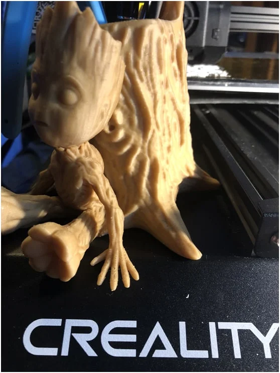 PLA Holz,groot 3d druck, pla filament test